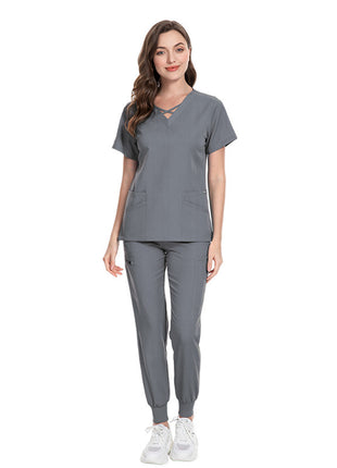 Elastic Nurses' Uniform Operating Room Suit