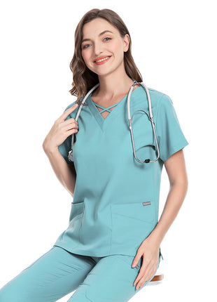 Elastic Nurses' Uniform Operating Room Suit