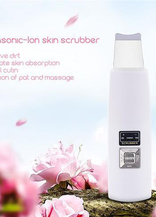 Ultrasonic Skin Scrubber Face Cleanser Blackhead Acne Removal Facial Spa Vibration Massager Ultrasound Peeling Clean Machine 394