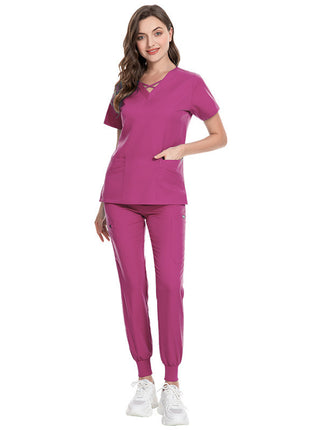 Elastic Nurses' Uniform Operating Room Suit