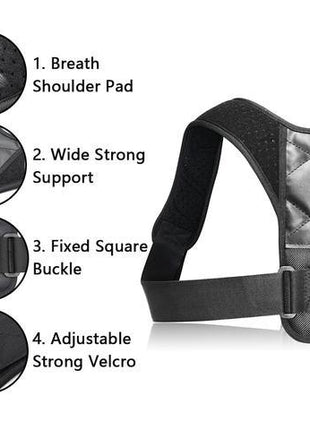 Adjustable Posture Corrector Back Support Strap Brace Shoulder Spine Support Lumbar Posture Orthopedic Belt