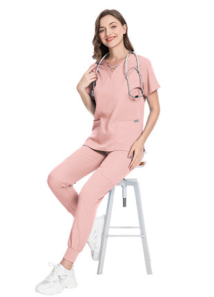 Elastic Nurses' Uniform Operating Room Suit