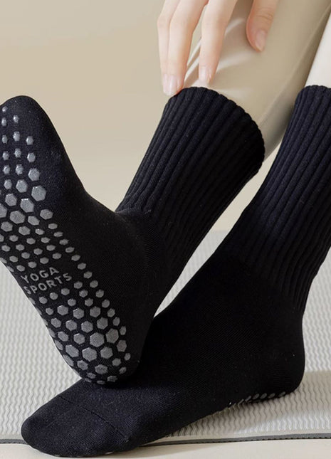 10 Paar Pilates-Socken für Zuhause für Frauen mit rutschfesten Greifern, Yoga-Crew-Socken für das Krankenhaus, klebrige Slipper-Socken, atmungsaktiv und geruchshemmend für Yoga, Krankenhaus, Pilates, Barre