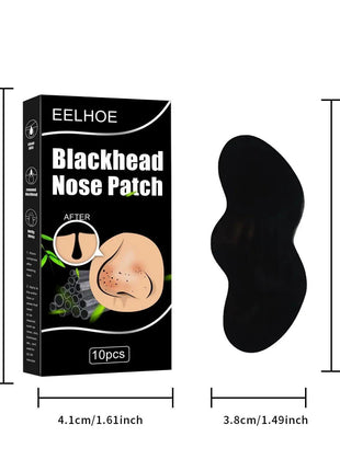 10 Pcs Blackhead Nose Patch Nose Pore Cleansing Strips Deep Cleansing Blackhead Remover Strips For Women Men