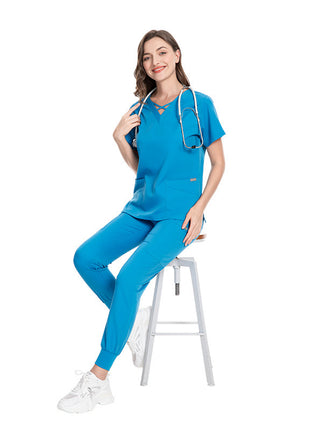 Elastic Nurses' Uniform Operating Room Suit